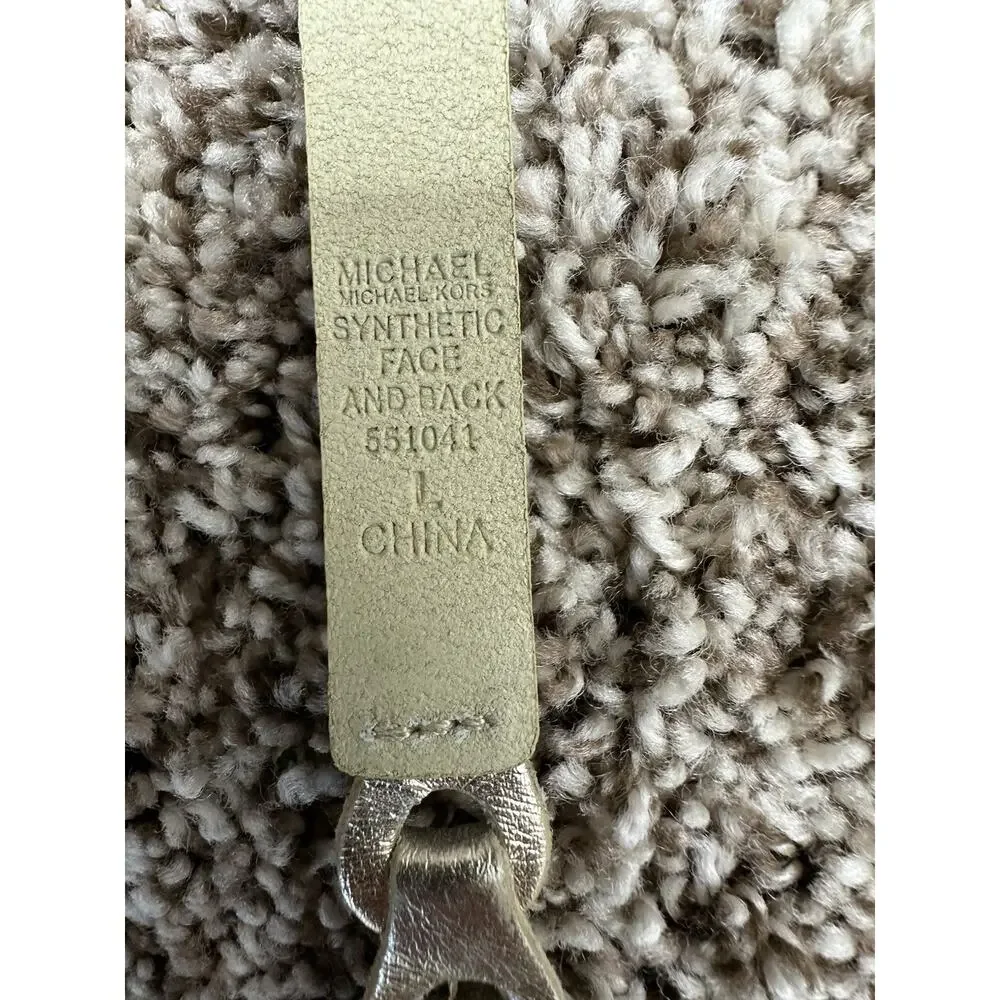 Michael‎ Kors Womens Fashion Belt Metallic Adjustable Buckle Size Large